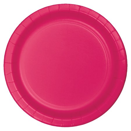 TOUCH OF COLOR Hot Magenta Pink Banquet Plates, 10", 240PK 50177B